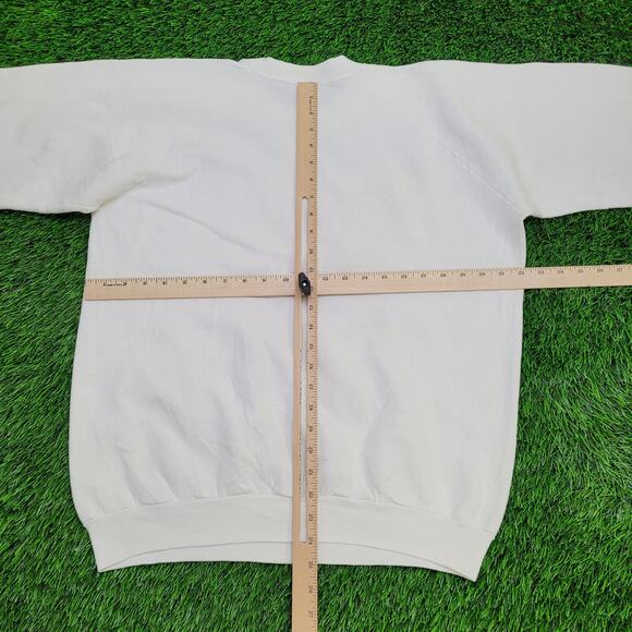 Vintage 80s Pizza Surfer Sweatshirt XL 22x25 Garibaldi - Picture 4 of 15